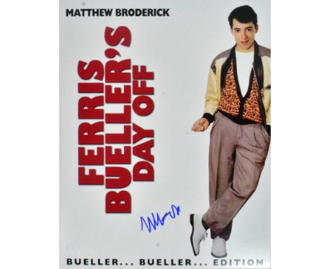 Matthew Broderick - Ferris Bueller's Day Off - autographed 8x10" colour photograph. Signed in blue ink to a light area of the