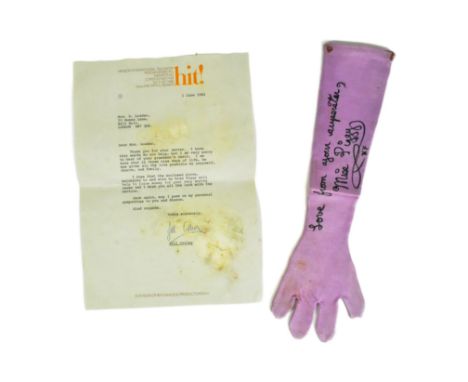 The Muppet Show (1976-1981) / The Muppets - an original production made satin pink Miss Piggy glove from Henson International
