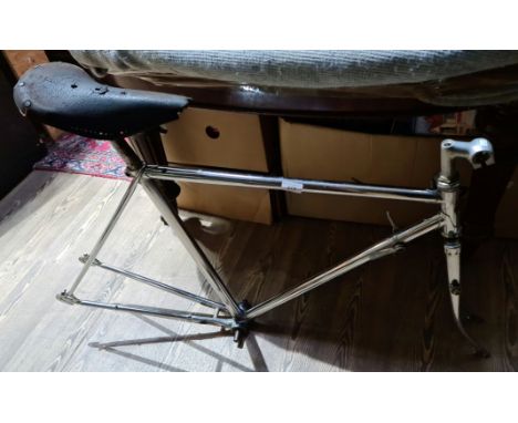 A vintage Carlton Cycles bike frame