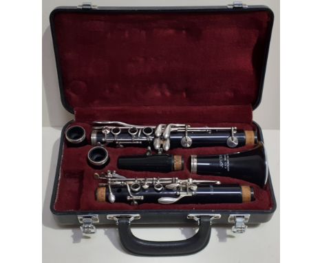 A Jupiter clarinet in case, marked 'JUPITOR K.H.S MUSICAL INSTRUMENT CO.LTD.  