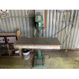 9-speed 5/8 radial bench drill, DAYTON brand, model 3Z919, SS series, with 1 hp 110 V motor / Talad