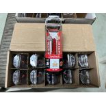 (New) Lot of approximately 250 pieces of drill bits for drills and routers in different sizes. Plea