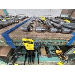 20 pneumatic drills different sizes, markings and speeds (Please inspect) / 20 taladros neumáticos