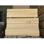 (New) Plywood pallet measures 4 x 8 ft, 18 mm thick (3/4"), approx. 75 sheets, please inspect. / (N