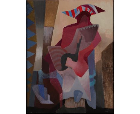 Joseph PROBST (1911-1997) "L'acteur" Oil on canvas, signed, titled and dated 1985. Joseph Probst was a founding member of "La