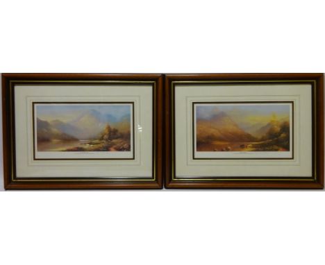 'First Light Glen Allan' and 'Autumn Mountains', two limited edition colour prints no. 122/850 & 123/850 after Raymond Gilron