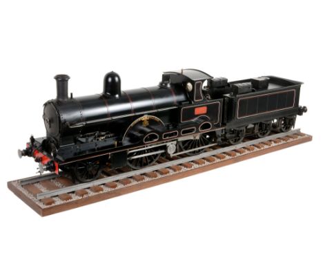  An exhibition award winning 5 inch gauge model of a London North Western Railway Teutonic Class 2-2-2-0 tender locomotive No