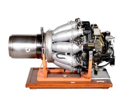  A Gold Medal winning exhibition 1/5 inch scale working model of the 1950's Rolls Royce Derwent Mark 9 Turbojet Aero Engine, 