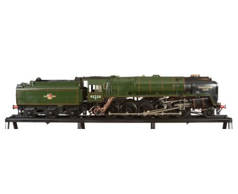  A fine exhibition quality model of the British Railways Standard Class 9F 2-10-0 Tender Locomotive No 92220 Evening Star , p