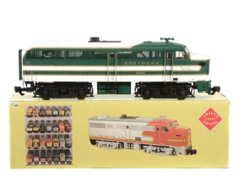  A boxed Aristo Craft G Gauge model of a Diesel Locomotive ALCO FA-1 , Art-22019 SR/Southern Railway American Realistic Train