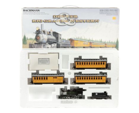  A boxed Bachmann Denver Rio Grand Western Train set, Item No 25008. In original box. Electrically powered Built in 0 scale N