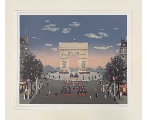 Michel Delacroix (French, b.1933), Arc de Triomphe, limited edition lithograph, signed and numbered 193/200 in pencil, unfram