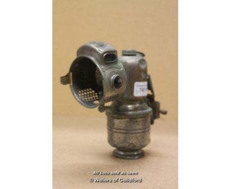 *Vintage P &amp; H The Revenge Bicycle Petroleum Carbide Oil Lamp / Lantern- (Lot Subject To VAT) [LQD108]