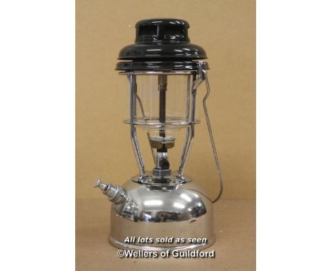 *PRE-OWNEND 1988 MK2 246B CHROME TILLEY LAMP SERVICED AND CLEANED (LOT SUBJECT TO VAT) [LQD114]
