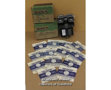 *RARE SAWYERS USA VIEW MASTER   LIGHT BOX AND REELS (RARE) (LOT SUBJECT TO VAT) [LQD114]