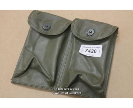 *Us Army Usaf Vietnam 20 Round M16 Cotton Duck Ammo Pouch- (Lot Subject To VAT) [LQD108]