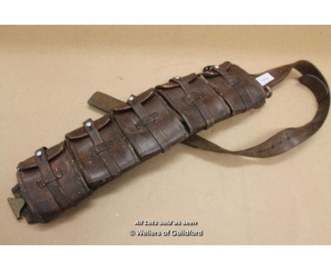 *Original Swedish Mauser Ammunition Bandolier- (Lot Subject To VAT) [LQD108]