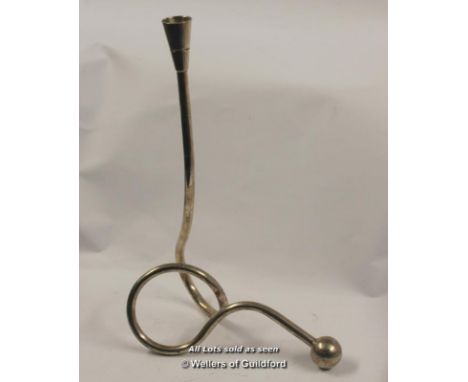 *Fabulous Guido Niest Italy Large Silver Plated Candlestick Candle Holder- (Lot Subject To VAT) [LQD106]