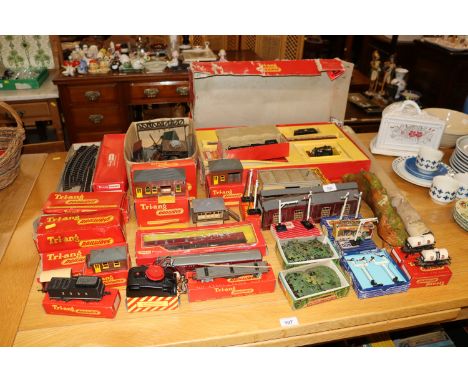 A large collection of various Hornby and Tri-ang model railway 