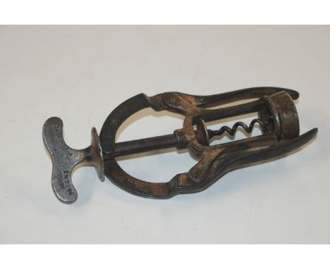 A James Heeley & Sons double lever corkscrew 