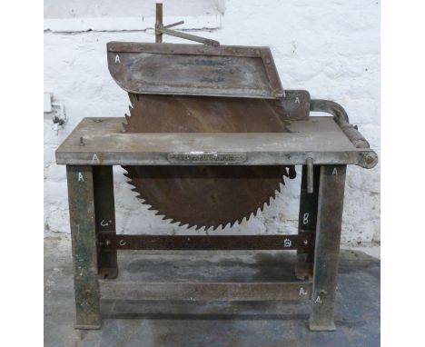 The Farm Saw F2 vintage cast iron sawbench and acessories