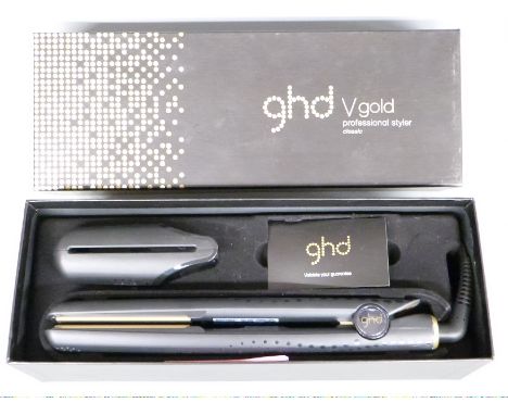 GHD V gold professional styler classic hair straighteners, new in box