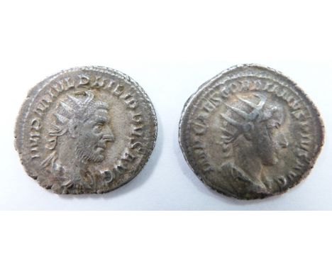 Roman Imperial coin Gordian III AD238-244, silver Denarius, crowned head obverse, Aequitas with scales and sceptre reverse 4.