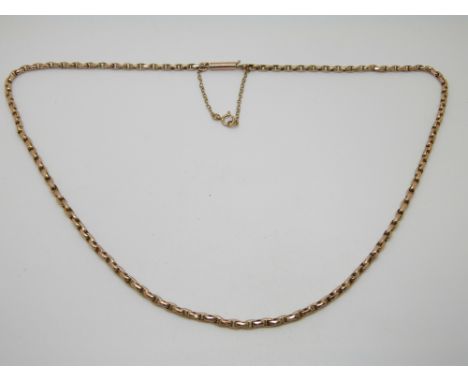 A 9ct rose gold chain, 7.6g