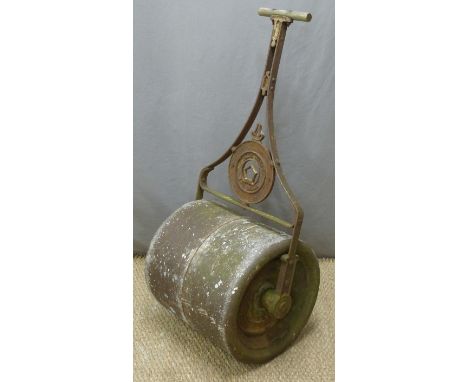 The Crown cast iron garden roller