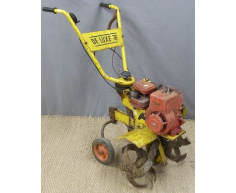 Vintage Danarm Deluxe 76 petrol garden rotavator with Briggs &amp; Stratton engine