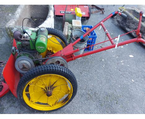 A Barford Power Scythe, with Villers petrol engine
