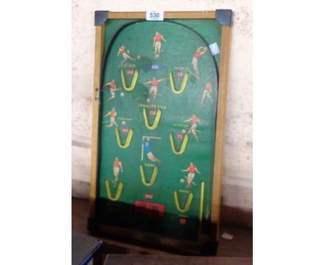 A Cup Final bagatelle game