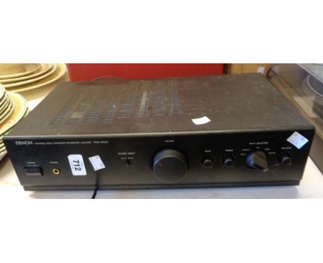A Denon PMA-255UK integrated amplifier
