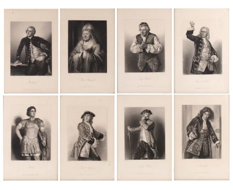 After Friedrich Arnold Brockhaus (German, 1722-1823) collection of engravings, to include: 'Philotas', 'Graf Appiani' and 'Pa