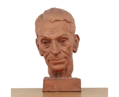 Arthur Fleischmann (Austria-Hungary/Slovakia, 1896-1990)terracotta bust of a man, signed, approximately 34.5cm high   Signs o