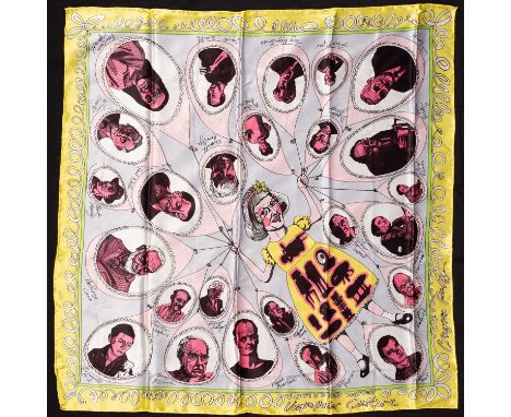 ARR Grayson Perry (born 1960)An Unpopular Opinions scarfsilk84cm x 84cm approximately