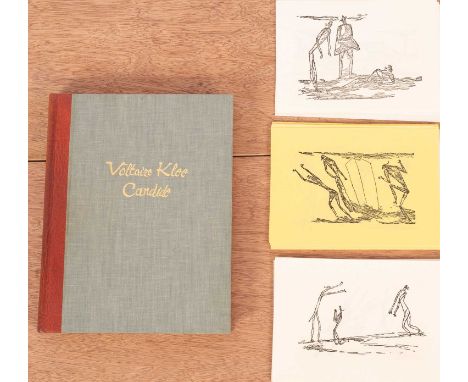 [Paul Klee] Voltaire [Arouet (François-Marie)] Candide, New York: Pantheon Books, [1944], 4to, publishers blue cloth and red 