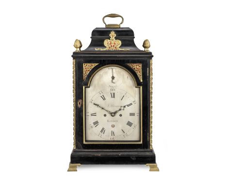 Georgian 18th Century English Ebonised Fusee Bracket Or Mantle