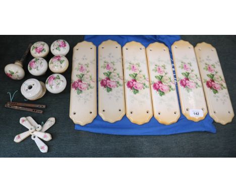 Ceramic finger plates and knobs etc 