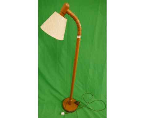 Wooden standard lamp 