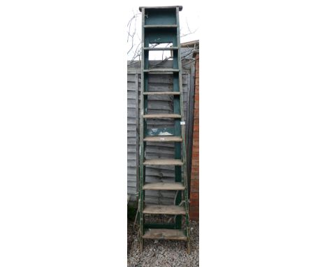 Vintage wooden step ladders 