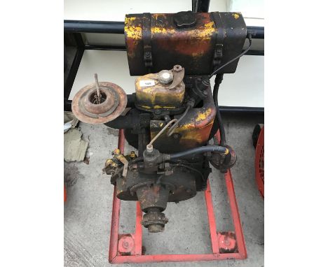 A PETTER ENGINE TYPE PAZ1 (WHEEL TROLLEY NOT INCLUDED) 
