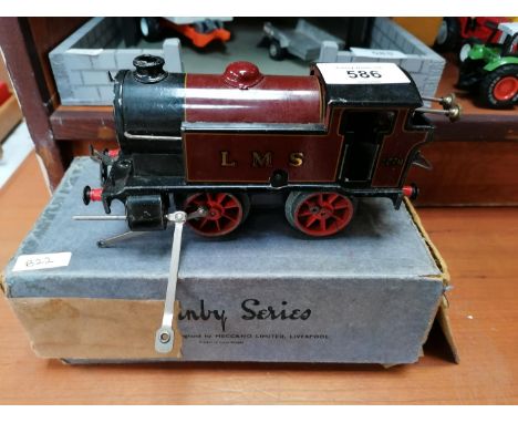 A VINTAGE BOXED HORNBY SERIES M3 TANK LOCOMOTIVE 'O' GAUGE MODEL 