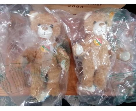 TWO STEIFF SOFT TOY TEDDY BEAR MODELS IN BAGS 