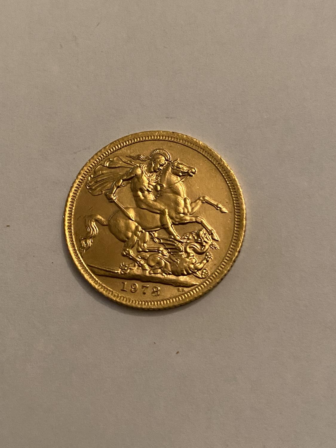 A 1978 GOLD SOVEREIGN