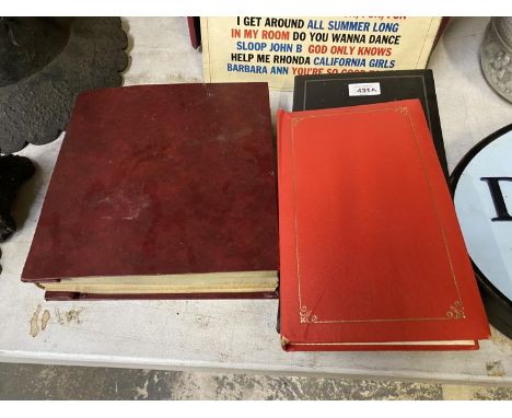 THREE VINTAGE POSTCARD ALBUMS 