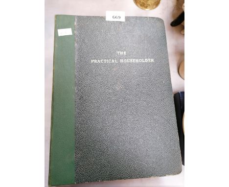 A VINTAGE 'THE PRACTICAL HOUSEHOLDER' BOOK 