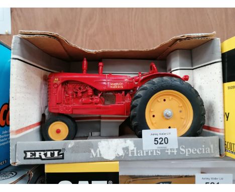 A BOXED ERTL DIE CAST MASSEY HARRIS 44 TRACTOR MODEL, 1:16 SCALE, REF NO. 1115 