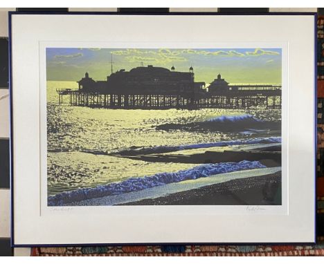 Philip Dunn print, 'Spindrift' West Pier, Brighton signed and named in pencil. Print 47 x 70cm.Condition ReportVery good cond