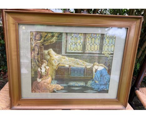 Penultimate Pears print, limited edition by Rt.hon John Collier. Sight size 37 x 48cm. Stone lithograph, signed L.R., hidden 